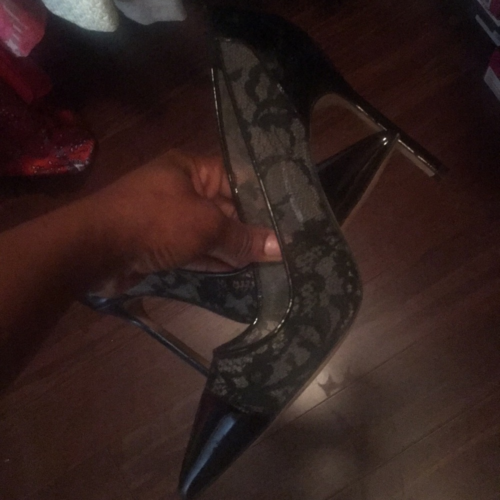 Manolo blahnik lace pumps sz 39 - Picture 5 of 5